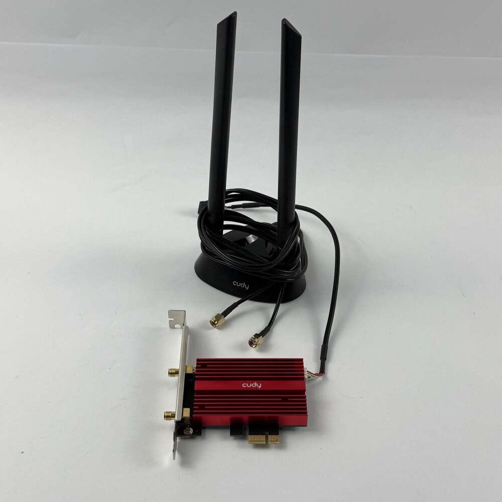 Cudy AX3000 Wi-Fi 6 Bluetooth 5.0 PCIe Adapter Model CF-AX200 with Antenna